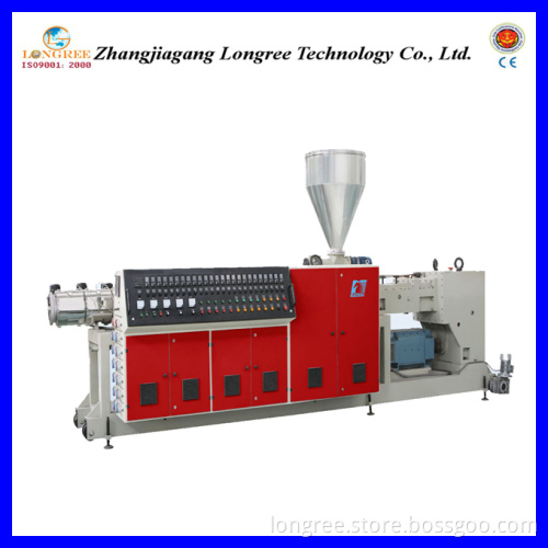 Plastic PVC Powder Double Screw Extruder